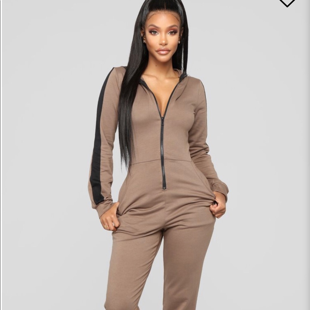 Fashion Nova Just Relax Lounge Jumpsuit